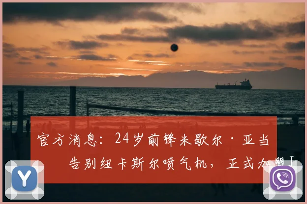 官方消息：24岁前锋米歇尔·亚当斯告别纽卡斯尔喷气机，正式加盟J联赛大阪钢巴队